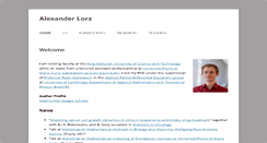 Desktop Screenshot of alexanderlorz.com
